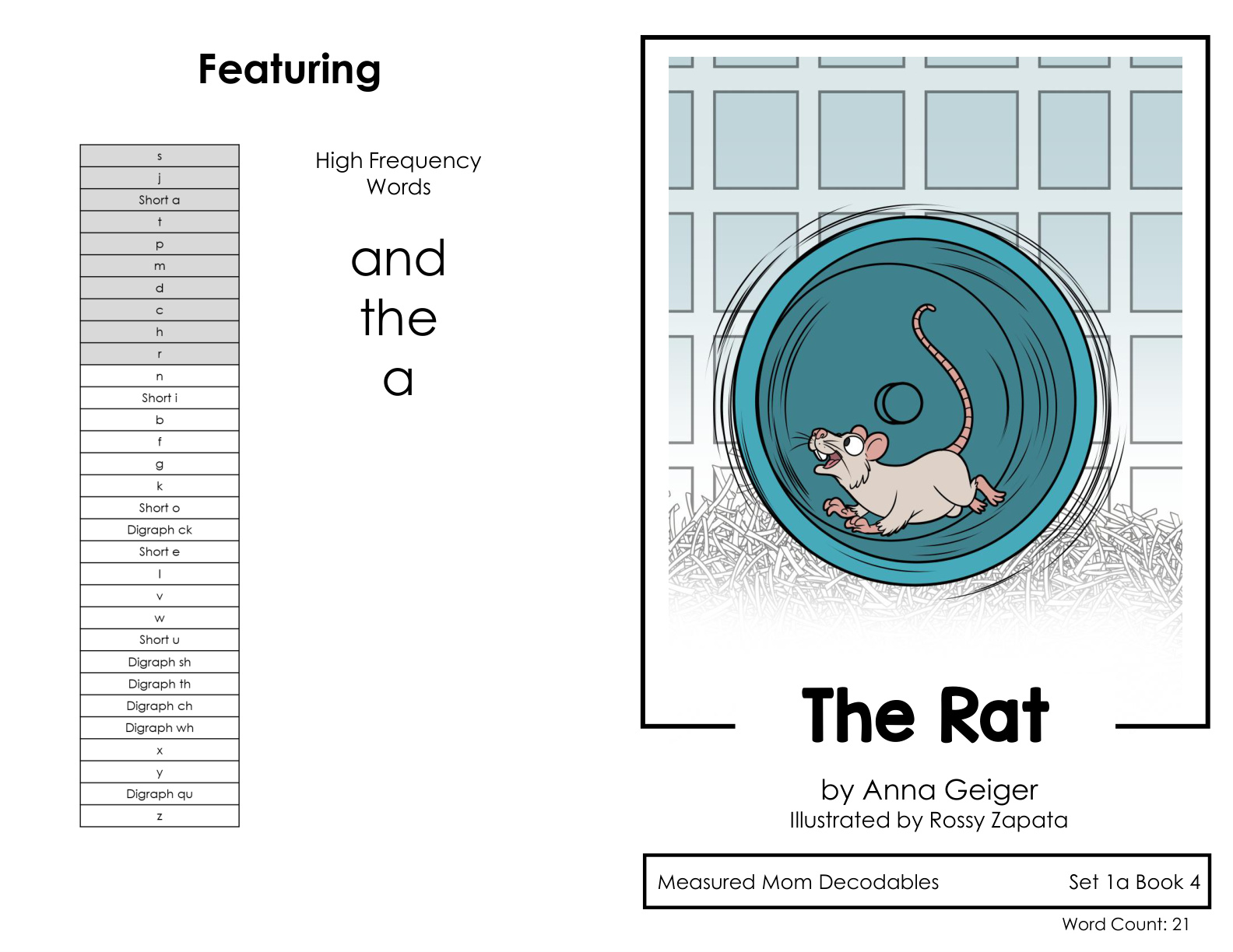 Decodable Book 4 - The Rat